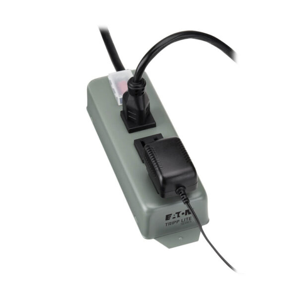 Tripp Lite series Industrial Power Strip, 3-Outlet, 6 ft. (1.8 m) Cord, NEMA 5-15P Plug, Switch Guard