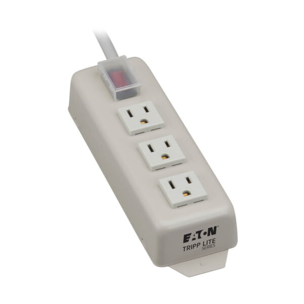 2a9503cbe31598813b79938d3d09e384 Tripp Lite TLM306NC surge protector Grey 3 AC outlet(s) 120 V 1,8 m