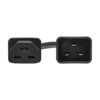 Tripp Lite series Power Cord, C20 to C21 - Heavy-Duty, 20A, 250V, 12 AWG, 3 ft. (0.91 m), Black
