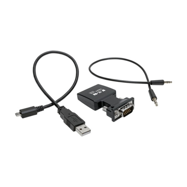 2ade7dc10493f814ea78289e19d26c39 Tripp Lite series HDMI to VGA Active Adapter Video Converter with Audio (F/M), TAA