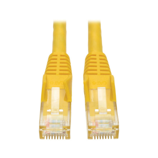 2b2bb88ae2a2f25b214a23000e224cfe Tripp Lite series Cat6 Gigabit Snagless Molded (UTP) Ethernet Cable (RJ45 M/M), PoE, Yellow, 35 ft. (10.67 m)