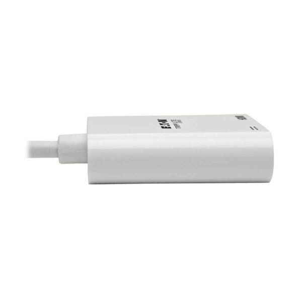 Tripp Lite series USB-C to HDMI Adapter (M/F) - 4K 60 Hz, 60W PD Charging, HDCP 2.2, White