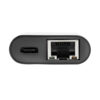Tripp Lite series USB-C to Gigabit Network Adapter with 60W USB-C PD Charging - Thunderbolt 3, Black