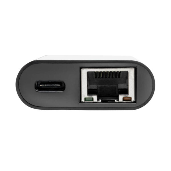 Tripp Lite series USB-C to Gigabit Network Adapter with 60W USB-C PD Charging - Thunderbolt 3, Black