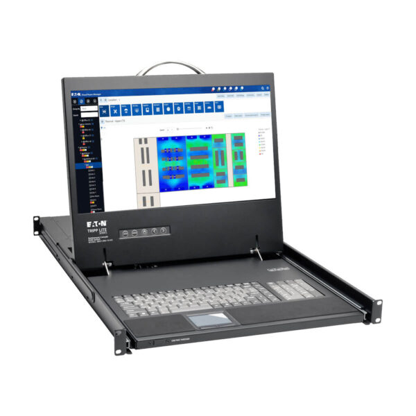 Tripp Lite series 1U Rack-Mount Console with 19" LCD, DVI or VGA, TAA