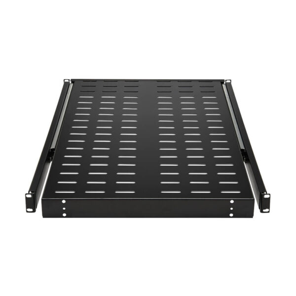 Tripp Lite series SmartRack Sliding Steel Rack Shelf - 1U, Vented, 28.3 in. Deep, Holds up to 50 lb. (23 kg)