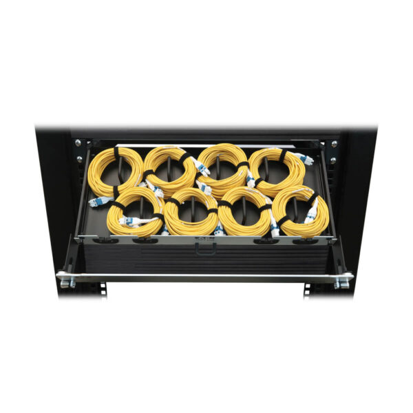 Tripp Lite series Preloaded Fiber Panel, 1U - 8x LC/LC Duplex Cables (M/M), OS2 Singlemode, 10 m (32.8 ft.)