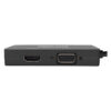 Tripp Lite series Keyspan Mini DisplayPort to VGA/DVI/HDMI All-in-One Video Converter Adapter, 4K 60 Hz HDMI, DP 1.2, Black, 6 in.