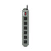 Tripp Lite series Industrial Power Strip, 6 Right-Angle Outlets, 15 ft. (4.6 m) Cord, Mounting Tabs