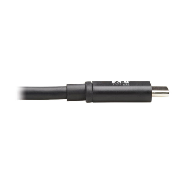 2c1bd79bdb78c0c07a70c8a6bfa2c72d Tripp Lite series Thunderbolt 3 Passive Cable (M/M) - 40 Gbps, 5A 100W Power Delivery, 4K/60 Hz, 0.5 m (1.6 ft.), Black