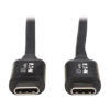 Tripp Lite series Thunderbolt 3 Passive Cable (M/M) - 20 Gbps, 5A 100W Power Delivery, 4K/60 Hz, 2M (6.56 ft.), Black