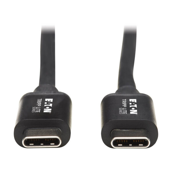 Tripp Lite series Thunderbolt 3 Passive Cable (M/M) - 20 Gbps, 5A 100W Power Delivery, 4K/60 Hz, 1M (3.28 ft.), Black