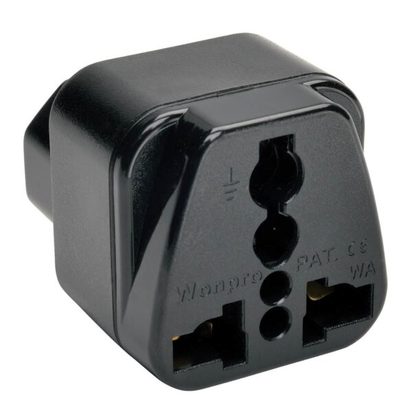 2c575f94edf5f8f5cbfcbfaf4b07b2db Tripp Lite series Universal Power Plug Adapter for IEC-320 C13 Outlets