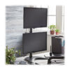 Tripp Lite series Dual Vertical Flat-Screen Desk Stand/Clamp Mount, 15 in. to 27 in. Flat-Screen Displays