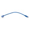 Tripp Lite series Right-Angle Cat6 Gigabit Molded UTP Ethernet Cable (RJ45 Right-Angle M to RJ45 M), Blue, 1 ft. (0.31 m)