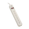 Tripp Lite series Protect It! 6-Outlet Surge Protector, 4 ft. (1.22 m) Cord, 900 Joules, Tel/Fax/Modem Protection