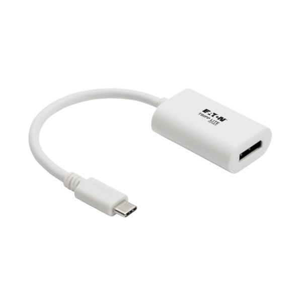 2cfc2f282b2ac36d61d38f78d9f3a6d1 Tripp Lite series USB-C to Displayport 4K 60Hz Adapter, White