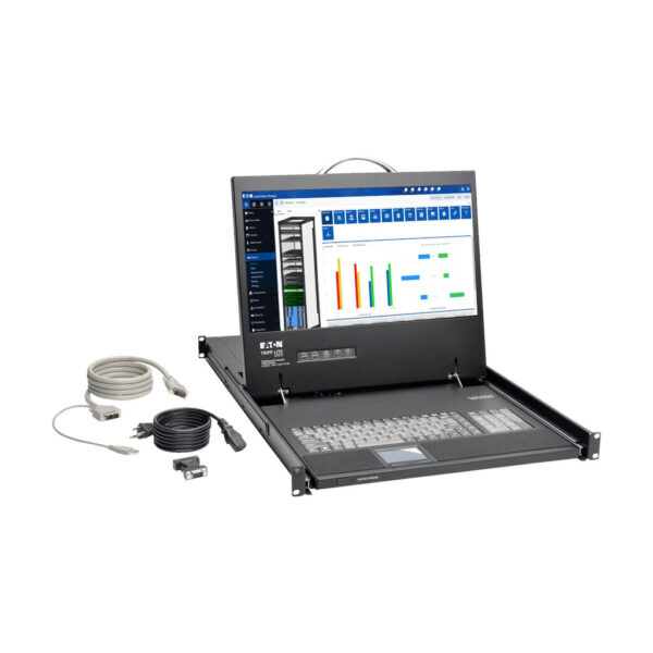 Tripp Lite series 1U Rack-Mount Console with 19" LCD, DVI or VGA, TAA