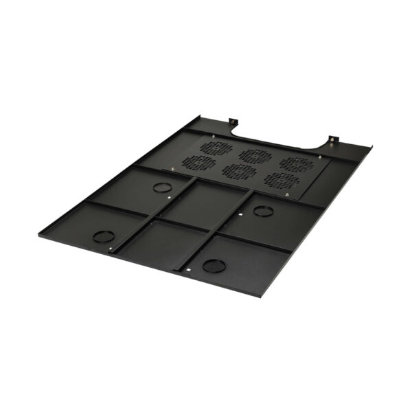 Tripp Lite series SmartRack Roof-Mounted Fan Panel for Deep and Wide Rack Enclosure Cabinets - 6 120V Fans, 630 CFM, 5-15P Plug
