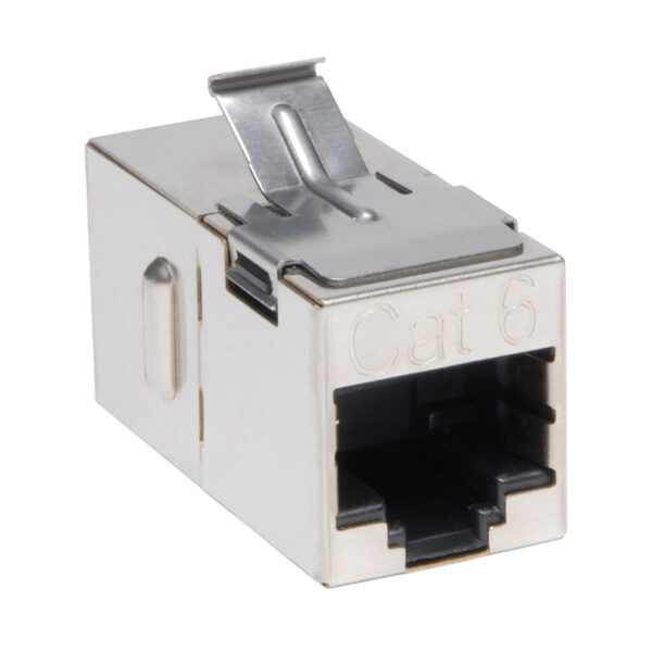 2d57d99fa54d1b50c89dd794f1667acf Tripp Lite series Cat6 Straight Through Modular Shielded In-line Snap-in Coupler (RJ45 F/F), TAA