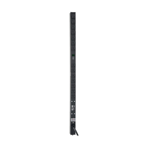 Tripp Lite series 2kW Single-Phase Local Metered PDU, 100-127V Outlets (14 5-15/20R), L5-20P/5-20P adapter, 0U Vertical, 36 in. Height