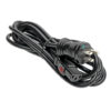Tripp Lite series Hospital-Grade Power Cord, NEMA 5-15P to Locking IEC C13 - Green Dot, 10A, 125V, 18 AWG, 10 ft. (3.05 m), Black