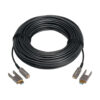Tripp Lite series 8K HDMI Fiber Active Optical Cable (AOC) with Detachable Connectors (M/M) - 8K UHD @ 60 Hz, HDR, HDCP 2.3, Black, 10 m (33 ft.)