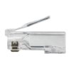 Tripp Lite series Cat6 RJ45 Pass-Through UTP Modular Plug, 50 Pack, TAA