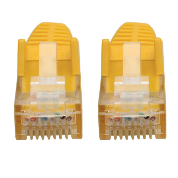 2dffa63ee31c924d296f300c4e838789 Tripp Lite series Cat6 Gigabit Snagless Molded (UTP) Ethernet Cable (RJ45 M/M), PoE, Yellow, 35 ft. (10.67 m)