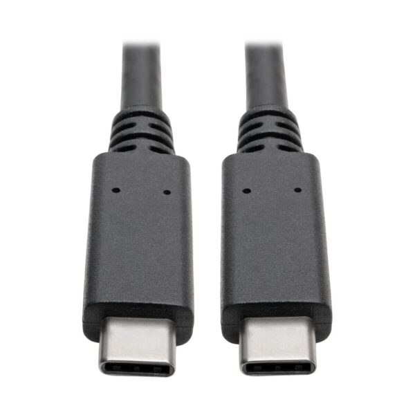 Tripp Lite series USB-C Cable (M/M) - USB 3.2, Gen 2 (10 Gbps), 5A (100W) Rating, Thunderbolt 3 Compatible, 3 ft. (0.91 m)