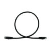 Tripp Lite series Cat6a 10G Snagless Molded UTP Ethernet Cable (RJ45 M/M), PoE, Black, 2 ft. (0.6 m)