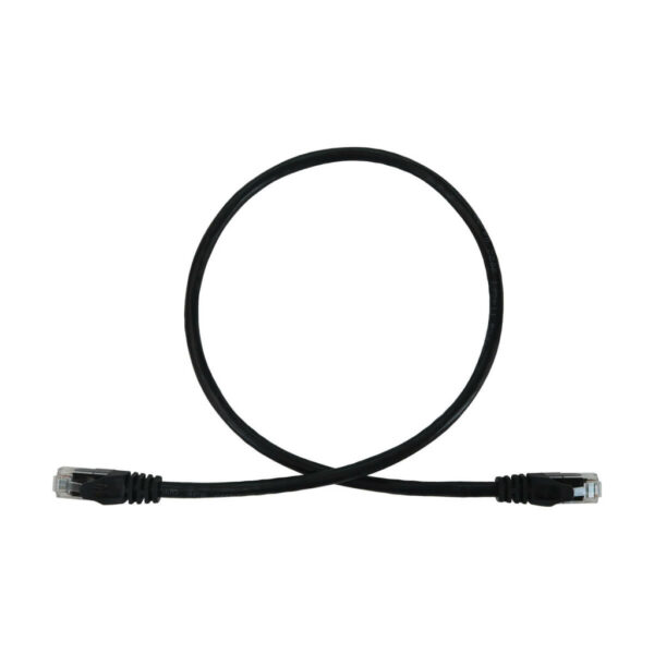 Tripp Lite series Cat6a 10G Snagless Molded UTP Ethernet Cable (RJ45 M/M), PoE, Black, 2 ft. (0.6 m)