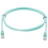 Tripp Lite series Cat6a 10G Snagless UTP Ethernet Cable (RJ45 M/M), Aqua, 5 ft. (1.52 m)
