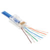 2eec50a3e56bde4f75c18961499c6dac Tripp Lite series Cat6 RJ45 Pass-Through UTP Modular Plug, 100 Pack, TAA