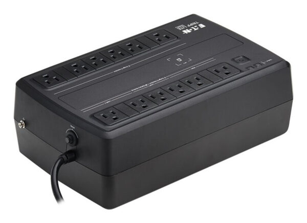 Tripp Lite 750VA 450W 120V Line-Interactive Cloud-Connected UPS, 12 5-15R Outlets (6 Surge-Only), 5-15P Plug, Desktop - AVR750UNC
