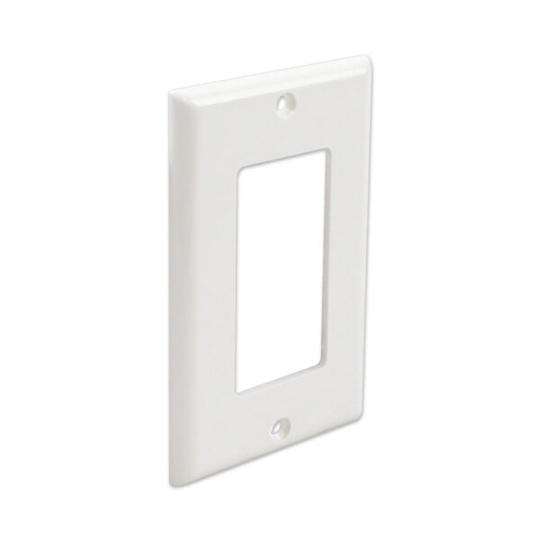Decora Wall Plate, Single-Gang White