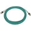 Tripp Lite series 400G Multimode 50/125 OM3 Switchable Fiber Optic Cable (Duplex LC-PC M/M), LSZH, Aqua, 8 m (26.2 ft.)