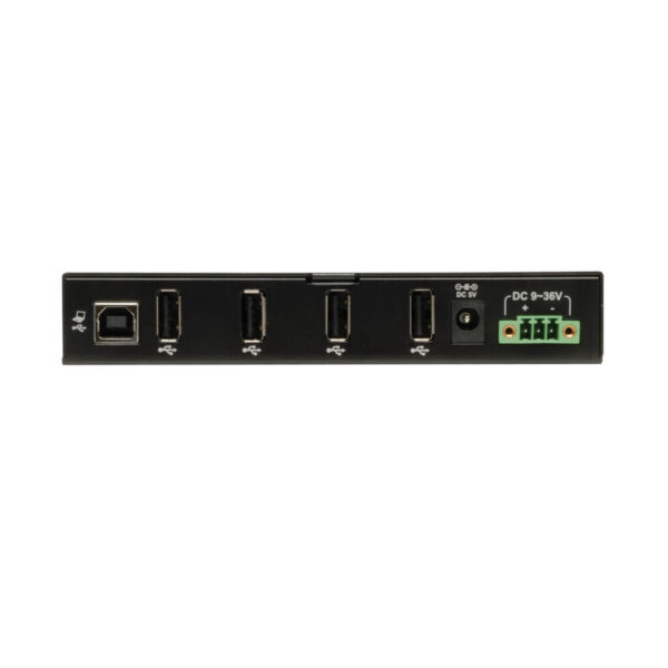 Tripp Lite series 4-Port Industrial-Grade USB 2.0 Hub - 15 kV ESD Immunity, Metal Housing, Mountable