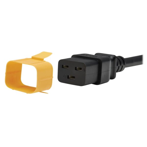 Tripp Lite series Plug-Lock Inserts, C19 Power Cord to C20 Outlet, Yellow, 100 Pack