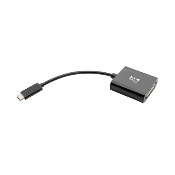 2f666f0411497b8b1be878230011c206 Tripp Lite series USB-C to DVI Adapter with Alternate Mode - DP 1.2, Black