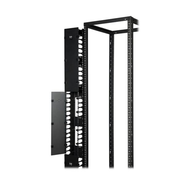 2fc25a74aaaddcb9561a6c9e4c3f7deb Tripp Lite series SmartRack 6-in. (15.24 cm) Wide High Capacity Vertical Cable Manager - Double finger duct with cover