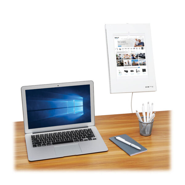 301ec881e20ded434461c7e1d5edc1ab Tripp Lite series Secure Desk or Wall Mount for 9.7 in. to 11 in. Tablets, White
