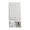 3045bf8d0f6a3483be1c20760f5b9186 Tripp Lite series Safe-IT Blank Wall Plate, Antibacterial, Ivory Matte, TAA
