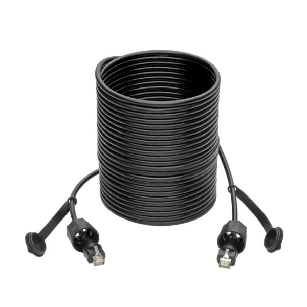 Tripp Lite series Industrial Cat5e/Cat6 STP Ethernet Cable - RJ45 M/M, CMX Outdoor, IP68, 26 AWG, TAA, 23 ft. (7.01 m)