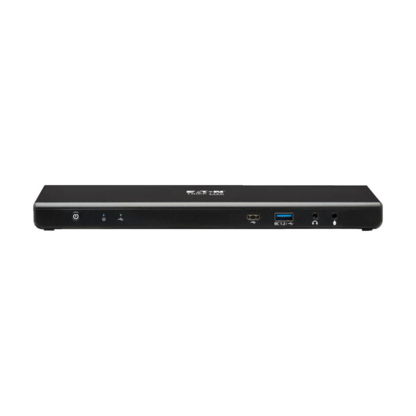 Tripp Lite series USB-C Dock, Dual Display - 5K 60 Hz DP, 4K 60 Hz HDMI, USB 3.x (5Gbps), USB-A/C Hub, GbE, 85W PD Charging - U442-DOCK21-B