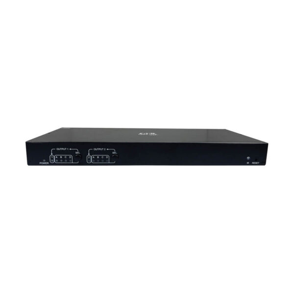 Tripp Lite series 4x2 HDMI over Cat6 Matrix Switch Kit, Switch/2x Pigtail Receivers - 4K 60 Hz, HDR, 4:4:4, PoC, 230 ft. (70.1 m), TAA