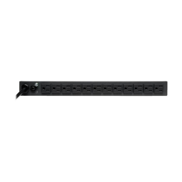 314a81b2f2505ad1a6972e35b778746e Tripp Lite series 1.8kW Single-Phase 120V Basic PDU, 13 NEMA 5-15R Outlets, NEMA 5-15P Input, 15 ft. (4.57 m) Cord, 1U Rack-Mount
