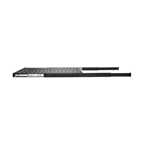 Tripp Lite series SmartRack Sliding Steel Rack Shelf - 1U, Vented, 28.3 in. Deep, Holds up to 50 lb. (23 kg)
