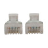 3188912c9785ab39831c259b5f1064f5 Tripp Lite series Cat6a 10G Snagless Molded Slim UTP Ethernet Cable (RJ45 M/M), PoE, White, 6 in. (15 cm)