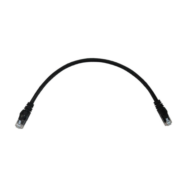 318f95046fdcdda27f038f297543642a Tripp Lite series Cat6a 10G Snagless Molded UTP Ethernet Cable (RJ45 M/M), PoE, Black, 1 ft. (0.3 m)